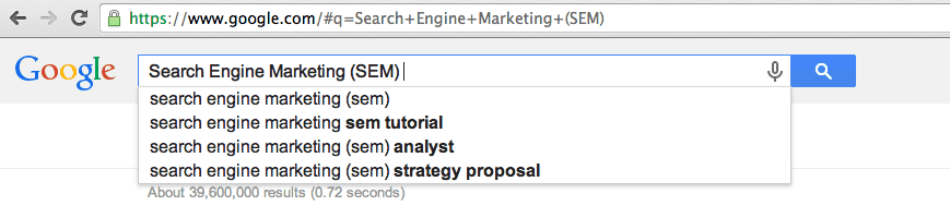 Search Engine Marketing (SEM) Services